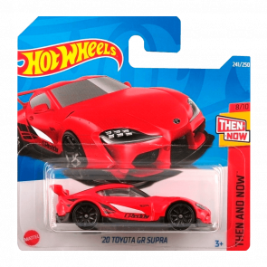 Машинка Базова Hot Wheels '20 Toyota GR Supra Then and Now 1:64 HCT62 Red - Retromagaz