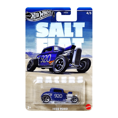 Тематическая Машинка Hot Wheels 1932 Ford Salt Flat Racers 1:64 JBY84 Blue - Retromagaz