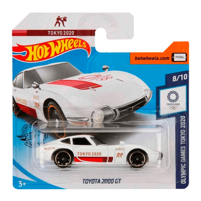 Машинка Базова Hot Wheels Toyota 2000GT Olympic Games Tokyo 2020 1:64 GHF55 White - Retromagaz