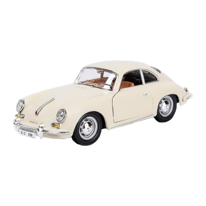 Машинка Bburago 1961 Porsche 356B 1:24 White - Retromagaz