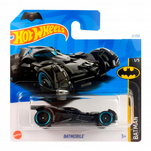 Машинка Базовая Hot Wheels Batmobile Batman v Superman Batman 1:64 HTB21 Black