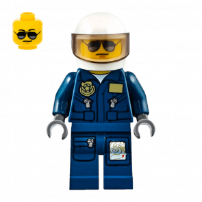 Фігурка Lego Police 973pb0989 Helicopter Pilot City cty0383a Б/У