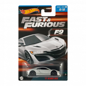 Тематическая Машинка Hot Wheels '17 Acura NSX Fast & Furious 1:64 HNR88/HNT19 Silver