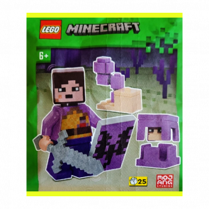 Конструктор Lego Фігурка End Warrior with Shulker Paper Bag Minecraft 662413 Новый - Retromagaz