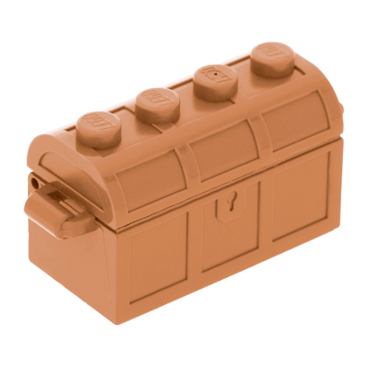 Ємність Lego 2шт Treasure Chest Bott Lid 2 x 4 x 2 4738ac01 4739a 6102984 6102983 6167286 6254218 Medium Nougat Б/У - Retromagaz