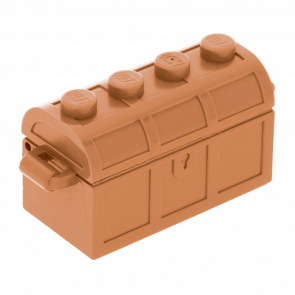 Ємність Lego 2шт Treasure Chest Bott Lid 2 x 4 x 2 4738ac01 4739a 6102984 6102983 6167286 6254218 Medium Nougat Б/У - Retromagaz