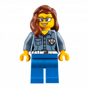 Фігурка Lego Coast Guard 973pb2775 Female ATV Driver City cty0809 Б/У