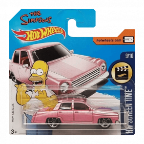 Машинка Базова Hot Wheels The Simpsons Family Car Screen Time 1:64 DTX37 Pink - Retromagaz