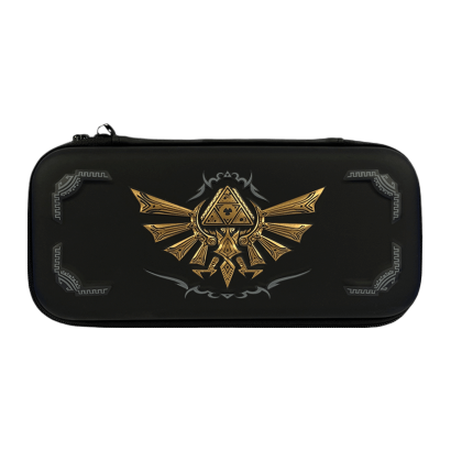 Чехол Твердый RMC Switch OLED Model The Legend of Zelda Royal Wing Crest Black Новый - Retromagaz