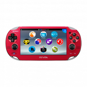 Консоль Sony PlayStation Vita Модифицированная 64GB Red + 5 Встроенных Игр Б/У - Retromagaz