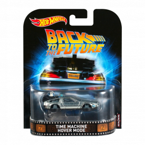 Машинка Premium Hot Wheels Time Machine Hover Mode DMC Delorean Back To The Future Rep. Entertainment 1:64 DWJ76 Silver