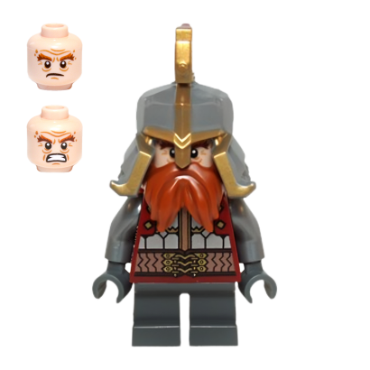 Фігурка Lego The Hobbit Dain Ironfoot Films lor107 Б/У - Retromagaz