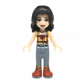 Фигурка Lego Girl Vicky Trousers with Red Boots Friends frnd299 2 Б/У