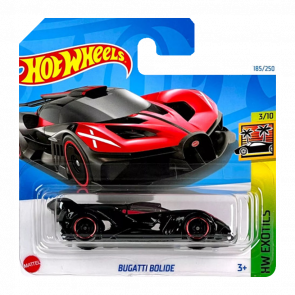 Машинка Базовая Hot Wheels Bugatti Bolide Exotics 1:64 HTF08 Black - Retromagaz