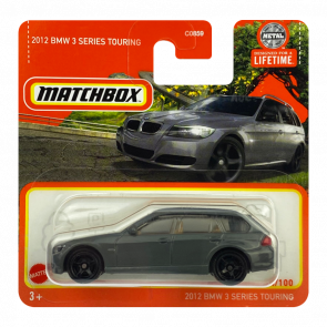 Машинка Велике Місто Matchbox 2012 BMW 3 Series Touring Highway 1:64 HVN76 Grey - Retromagaz