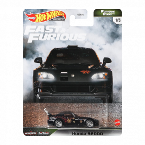 Машинка Premium Hot Wheels Honda S2000 Fast & Furious 1:64 GRK60 Black