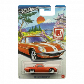 Тематична Машинка Hot Wheels 1968 Mazda Cosmo Sport J-Imports 1:64 HWR57/HRT00 Orange