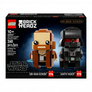 Конструктор Lego Star Wars Оби-Ван Кеноби и Дарт Вейдер BrickHeadz 40547 Новый - Retromagaz