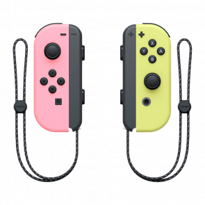 Контроллеры Беспроводной Nintendo Switch Joy-Con Pastel Pink Pastel Yellow Новый - Retromagaz