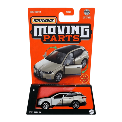 Тематическая Машинка Matchbox 2023 BMW IX Moving Parts 1:64 FWD28/HVM89 White - Retromagaz