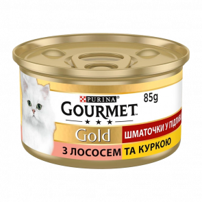 Влажный Корм для Кошек Gourmet Gold Лосось и Курица 85g - Retromagaz