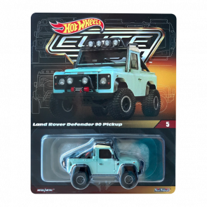 Машинка Premium Hot Wheels Land Rover Defender 90 Pickup Elite 64 1:64 HGW12 Green