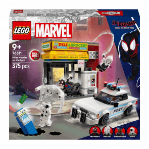 Конструктор Lego Вселенная-Паук Майлз Моралес Против Пятна Marvel 76311 Новый - Retromagaz