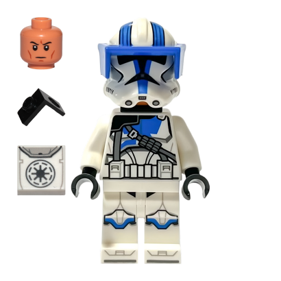 Фігурка Lego Республіка Clone Heavy Trooper 501st Legion Phase 2 Star Wars sw1247 75345 Б/У - Retromagaz