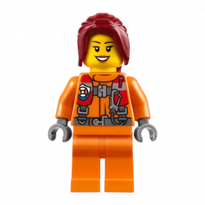 Фигурка Lego Coast Guard 973pb2856 Female Watercraft Pilot City cty0827 2 Б/У - Retromagaz