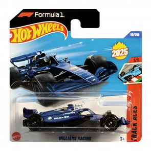 Машинка Базовая Hot Wheels Formula 1 Williams Racing Track Aces 1:64 Blue - Retromagaz