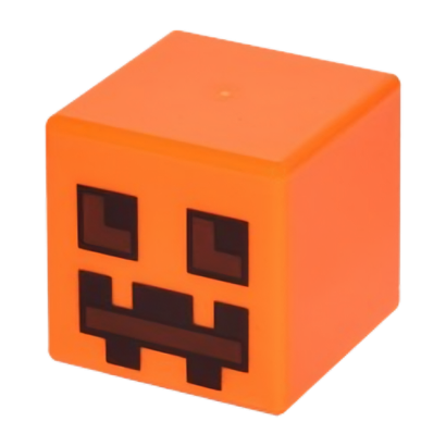 Фигурка Lego Minecraft 2шт Head Modified Cube Pumpkin Jack O' Lantern Snow Golem Games 19729pb001 Б/У - Retromagaz