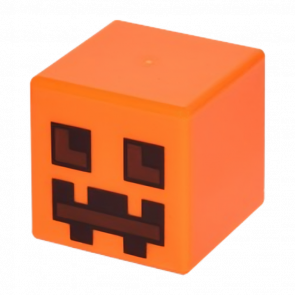 Фигурка Lego Minecraft 2шт Head Modified Cube Pumpkin Jack O' Lantern Snow Golem Games 19729pb001 Б/У