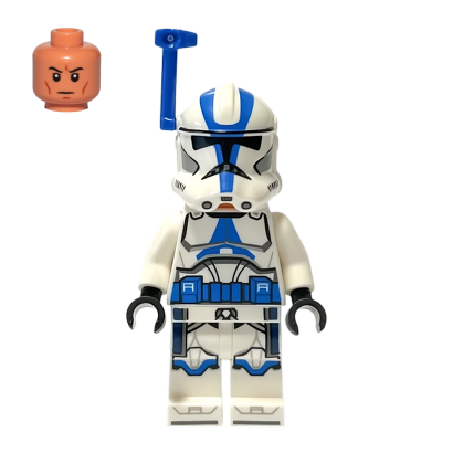 Фігурка Lego Республіка Clone Trooper Officer 501st Legion Phase 2 Star Wars sw1246 75345 Б/У - Retromagaz