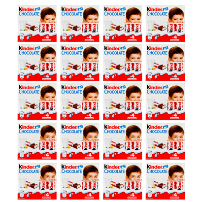 Набір Шоколад Молочний Kinder Chocolate 4 Pieces 50g 20шт - Retromagaz