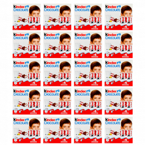 Набір Шоколад Молочний Kinder Chocolate 4 Pieces 50g 20шт - Retromagaz