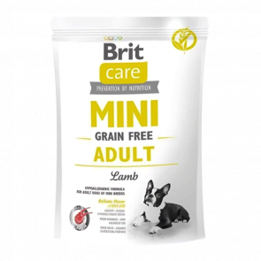 Сухой Корм для Собак Brit Care Grain-free Mini Adult Ягненок 400g - Retromagaz