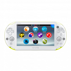 Консоль Sony PlayStation Vita Slim Модифицированная 64GB Lime Green + 5 Встроенных Игр Б/У - Retromagaz