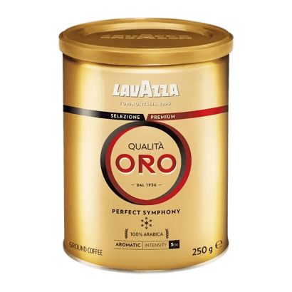 Кофе Молотый Lavazza Qualita Oro Оригинал Ж/б 250g - Retromagaz