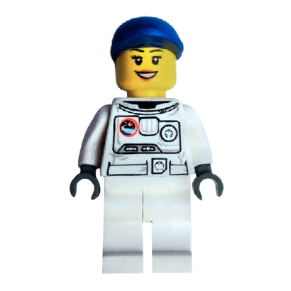 Фигурка Lego Space Port 973pb0861 Spacesuit White Legs Blue Short Bill Cap City cty0225a Б/У - Retromagaz