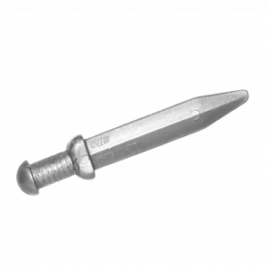 Зброя Lego Меч Roman Gladius 95673 6000291 18034 6093532 Flat Silver Б/У