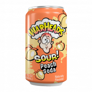 Напиток Warheads Sour Peach Soda 330ml - Retromagaz