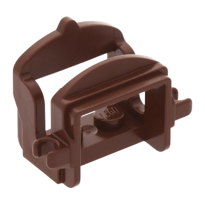 Для Животных Lego Horse Saddle with Clips 4491b 4550331 6092656 Reddish Brown Б/У - Retromagaz