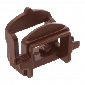 Для Тварин Lego Horse Saddle with Clips 4491b 4550331 6092656 Reddish Brown Б/У - Retromagaz