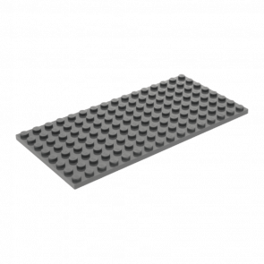 Пластина Lego Звичайна 4шт 8 x 16 92438 4654613 Dark Bluish Grey Б/У