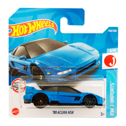 Машинка Базовая Hot Wheels '90 Acura NSX J-Imports 1:64 HCV83 Blue - Retromagaz