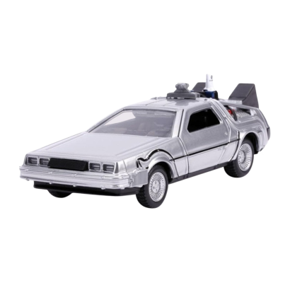 Машинка Jada Delorean DMC-12 Back to the Future 2 Time Machine 1:32 Silver - Retromagaz