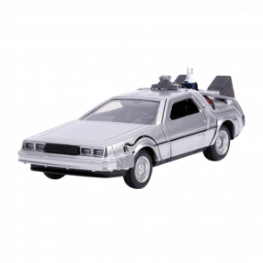 Машинка Jada Delorean DMC-12 Back to the Future 2 Time Machine 1:32 Silver - Retromagaz