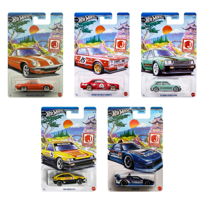 Набір Тематична Машинка Hot Wheels J-Imports 2024-1 HWR57 5шт - Retromagaz