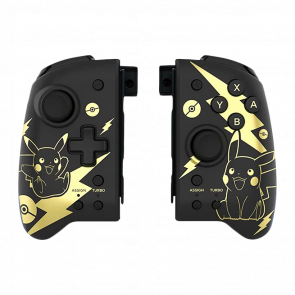 Контроллеры Беспроводной Nintendo Switch Split Pad Pro Pokemon Pikachu Black Новый - Retromagaz