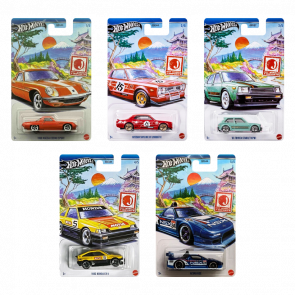 Набір Тематична Машинка Hot Wheels J-Imports 2024-1 HWR57 5шт